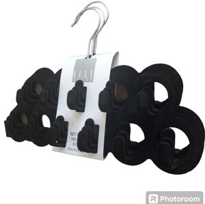 Skinny Velvet Accessories Hangers anti-slip organization compact pack of 3